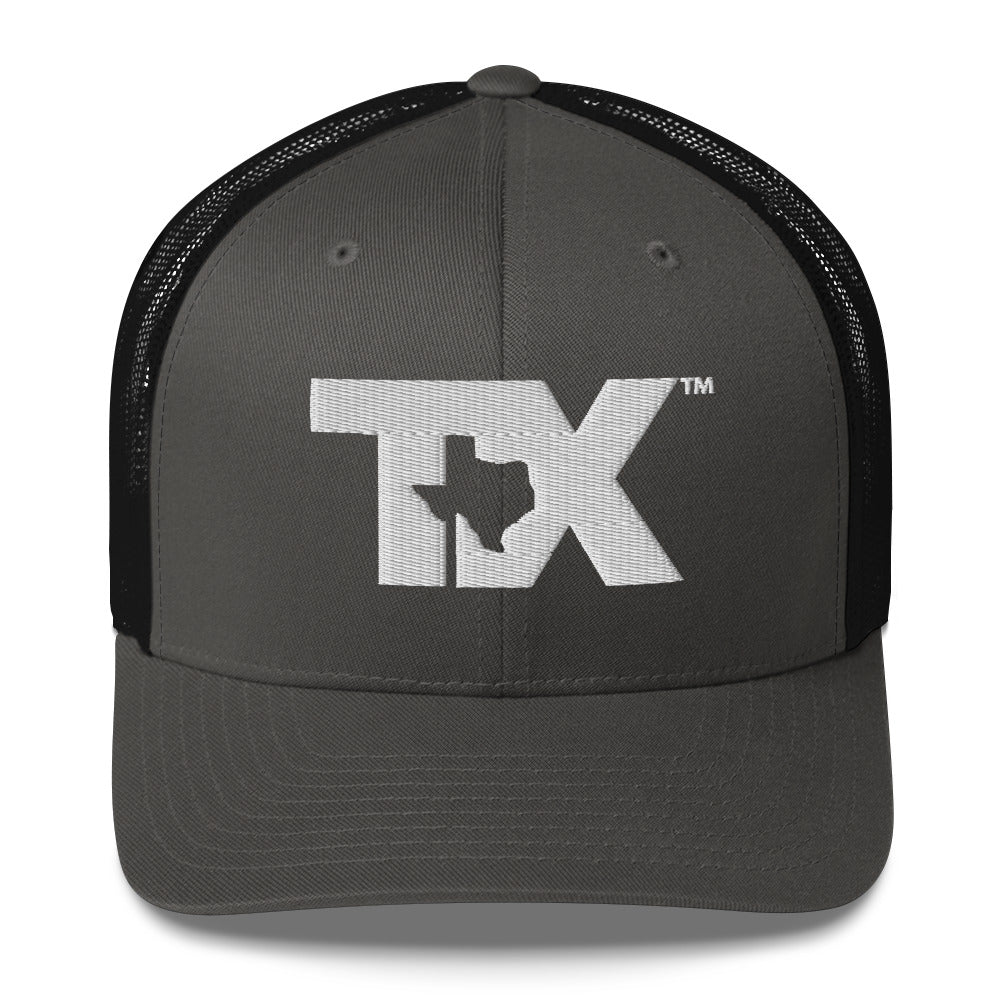 White TX Trucker Hat
