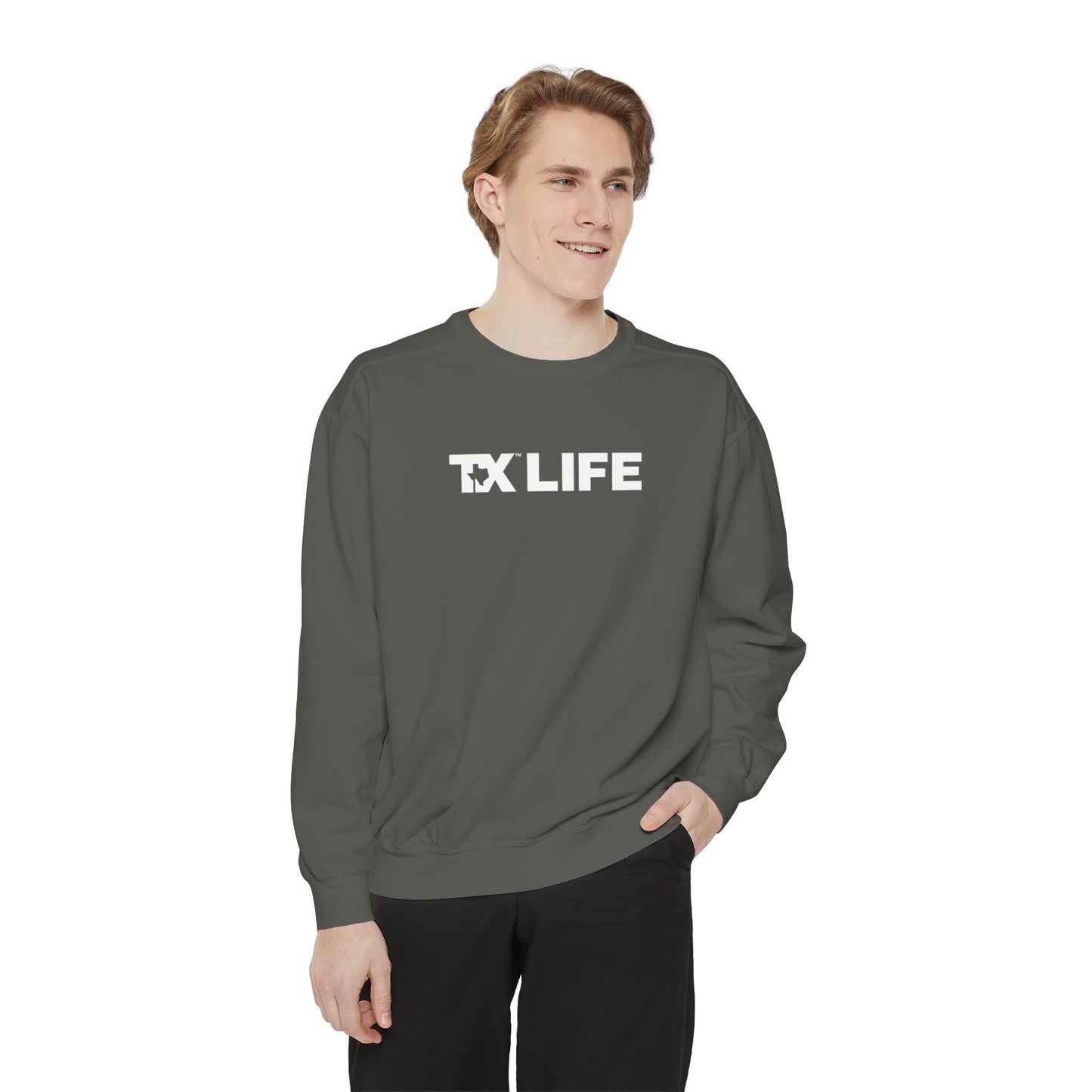 TX Life Logo Pullover Fleece Sweater